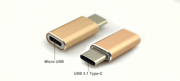 USB 3.1 Type-C Male to Micro USB Female adapter