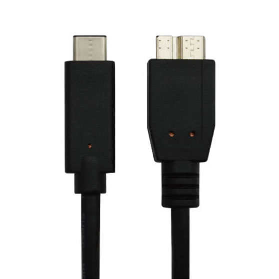 USB-C to Mirco-B PVC molding